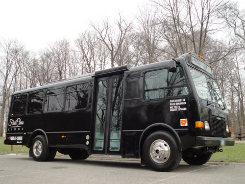 black party Limo Bus