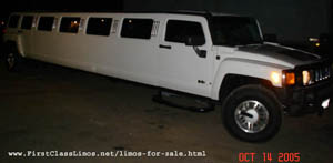 Hummer H3 limo for sale